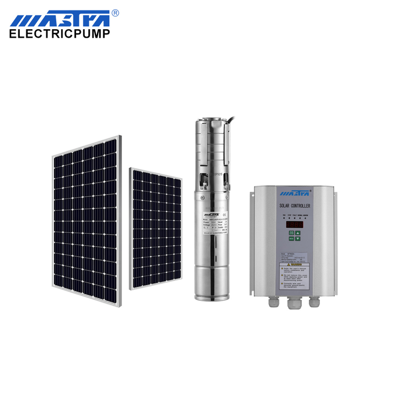 Bombas de poço profundo de aço inoxidável MASTRA Sistema de bomba de água solar DC